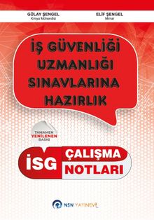 İSG  İş Güvenliği Uzmanlığı Çalışma Notları kitap kapağı