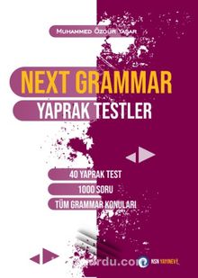 NEXT Grammar YDS Yaprak Testler kitap kapağı