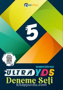 Ultra YDS Deneme Seti Tamamı Dijital Çözümlü 5 Fasikül Deneme Sınavı kitap kapağı