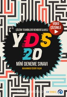 Çözüm Teknikleri Rehberi İlaveli YDS 20 Mini Deneme Sınavı kitap kapağı
