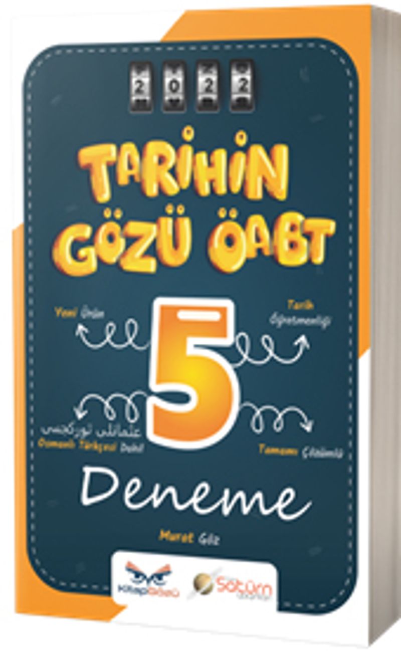 ÖABT Tarihin Gözü Tarih Öğretmenliği Tamamı Çözümlü 5'li Deneme kitap kapağı