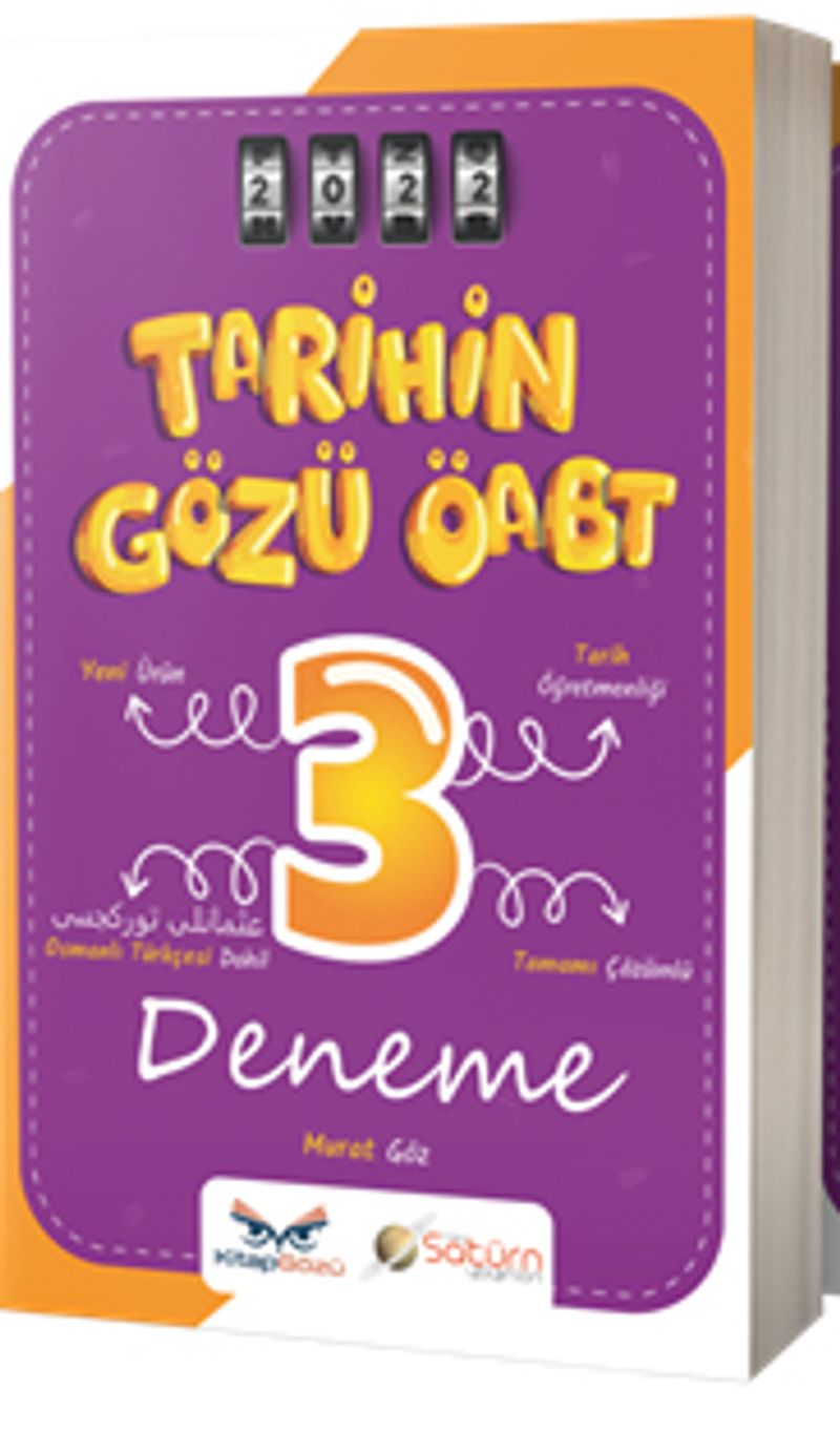ÖABT Tarihin Gözü Tarih Öğretmenliği Tamamı Çözümlü 3'lü Deneme kitap kapağı