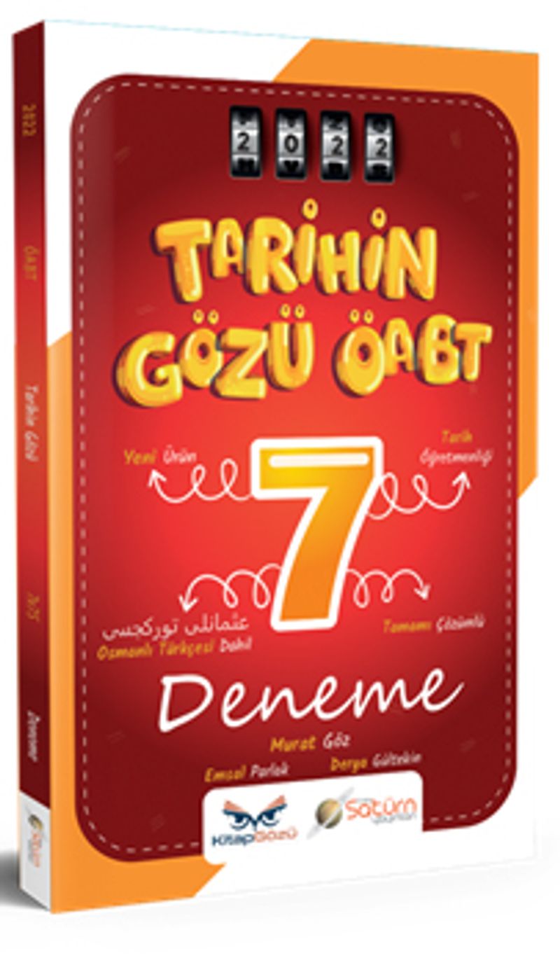ÖABT Tarihin Gözü Tarih Öğretmenliği Tamamı Çözümlü 7'li Deneme kitap kapağı