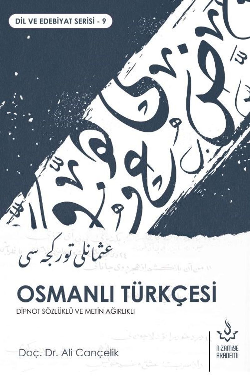 Osmanlı Türkçesi kitap kapağı