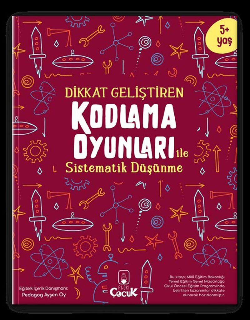 Dikkat Geliştiren Kodlama Oyunları ile Sistematik Düşünme kitap kapağı