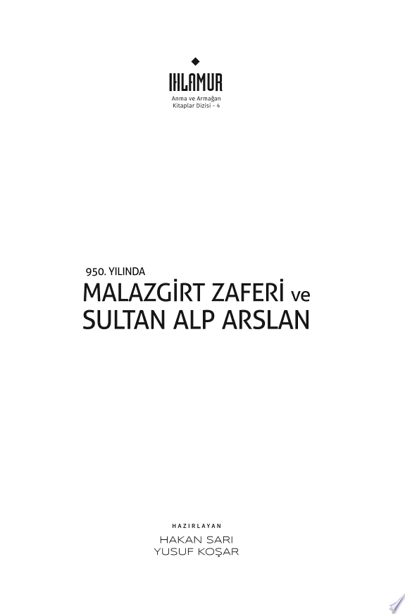 MALAZGİRT ZAFERİ VE SULTAN ALP ARSLAN kitap kapağı