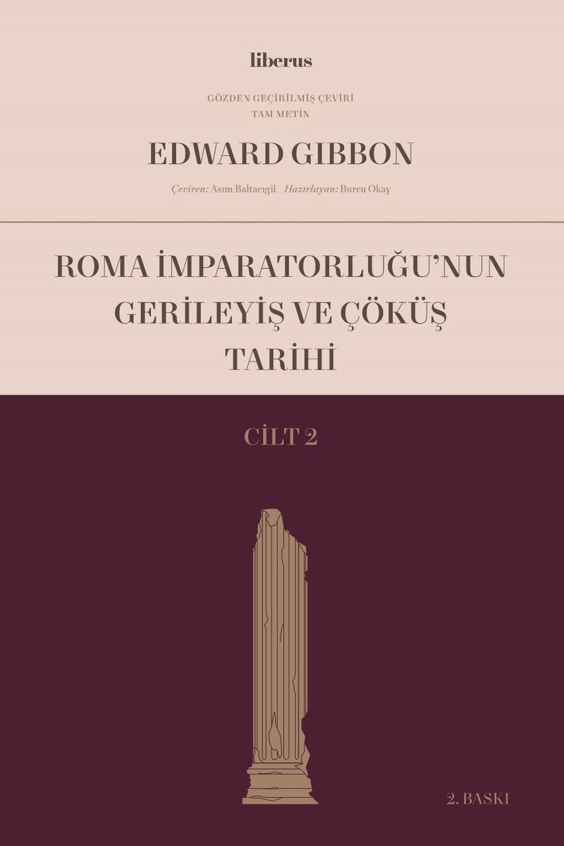 Roma İmparatorluğu'nun Gerileyiş ve Çöküş Tarihi (Cilt II) kitap kapağı