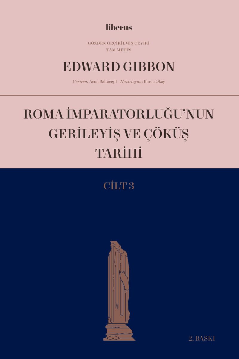Roma İmparatorluğu'nun Gerileyiş ve Çöküş Tarihi (Cilt III) kitap kapağı