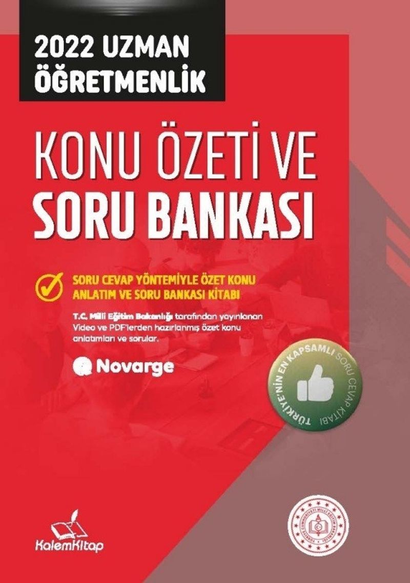 2022 Uzman Öğretmenlik Konu Özeti ve Soru Bankası kitap kapağı