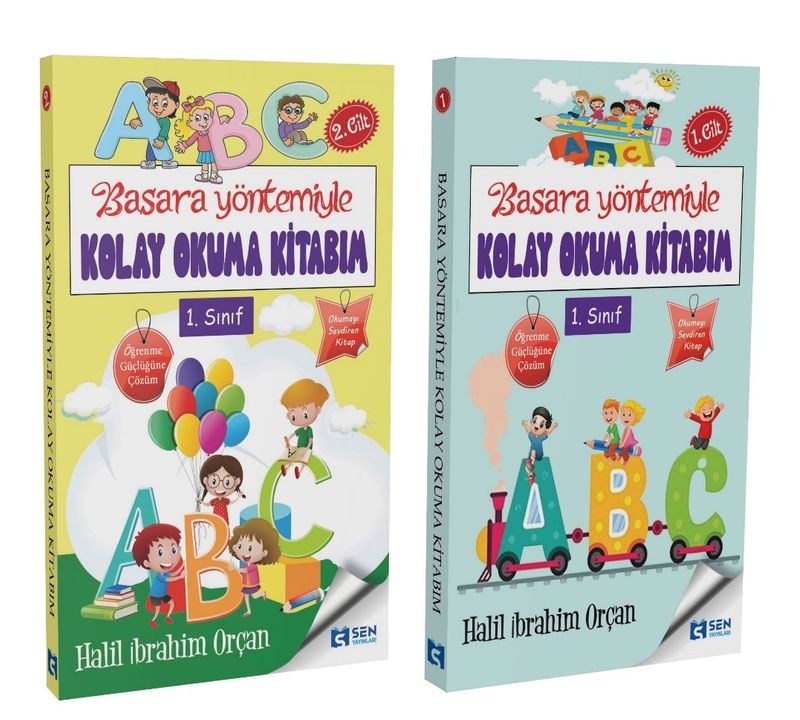 Basara Yöntemiyle Kolay Okuma Kitabım (1-2 Cilt Set) kitap kapağı