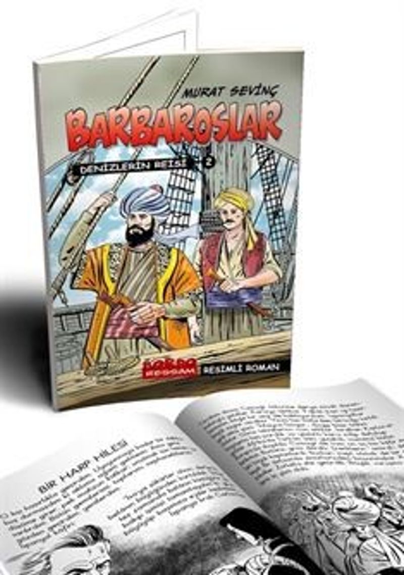 Barbaroslar 2 / Denizlerin Reisi (Resimli Roman) kitap kapağı