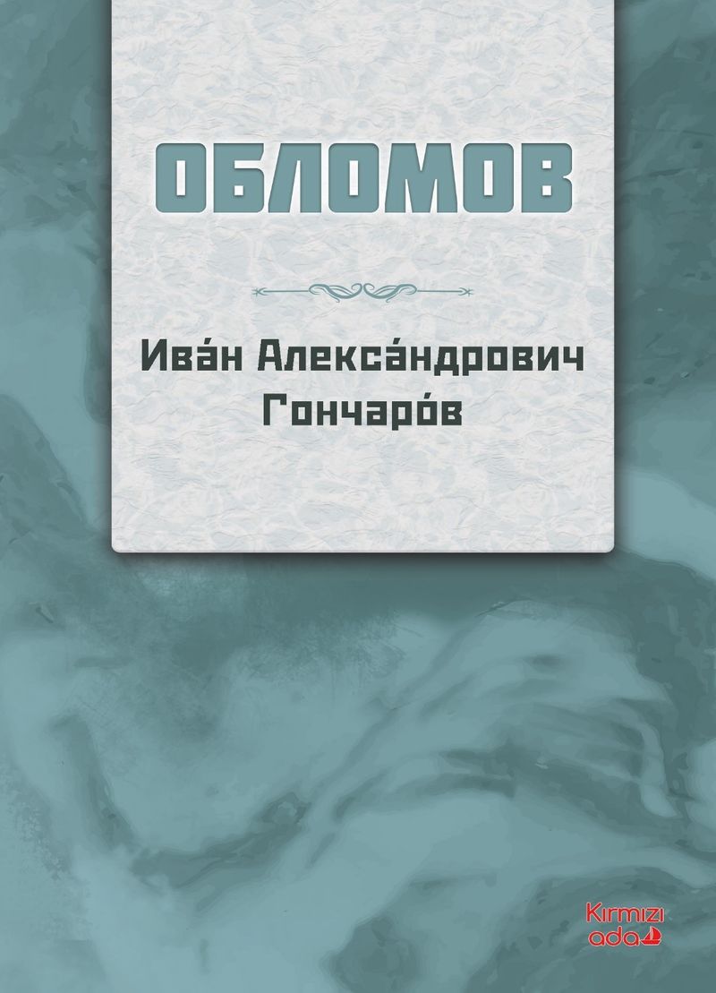 Oblomov Rusça kitap kapağı