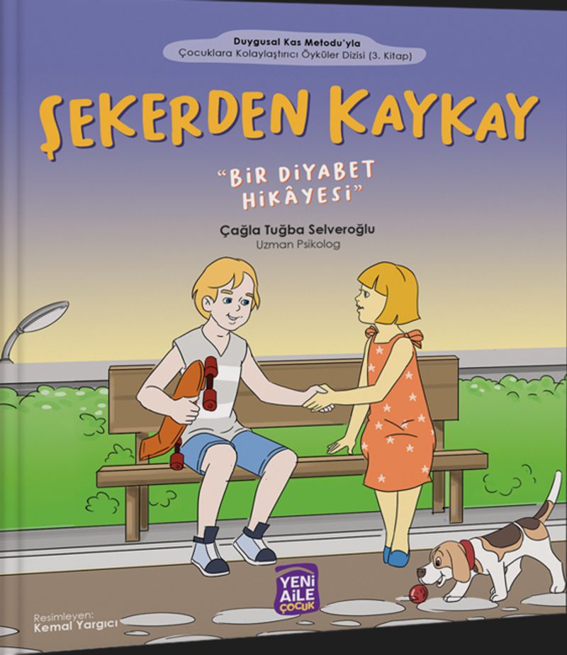 Şekerden Kaykay “Bir Diyabet Hikayesi” kitap kapağı