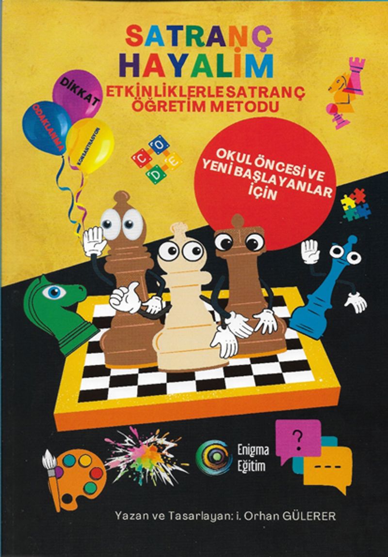 Satranç Hayalim Etkinliklerle Satranç Öğretim Metodu kitap kapağı