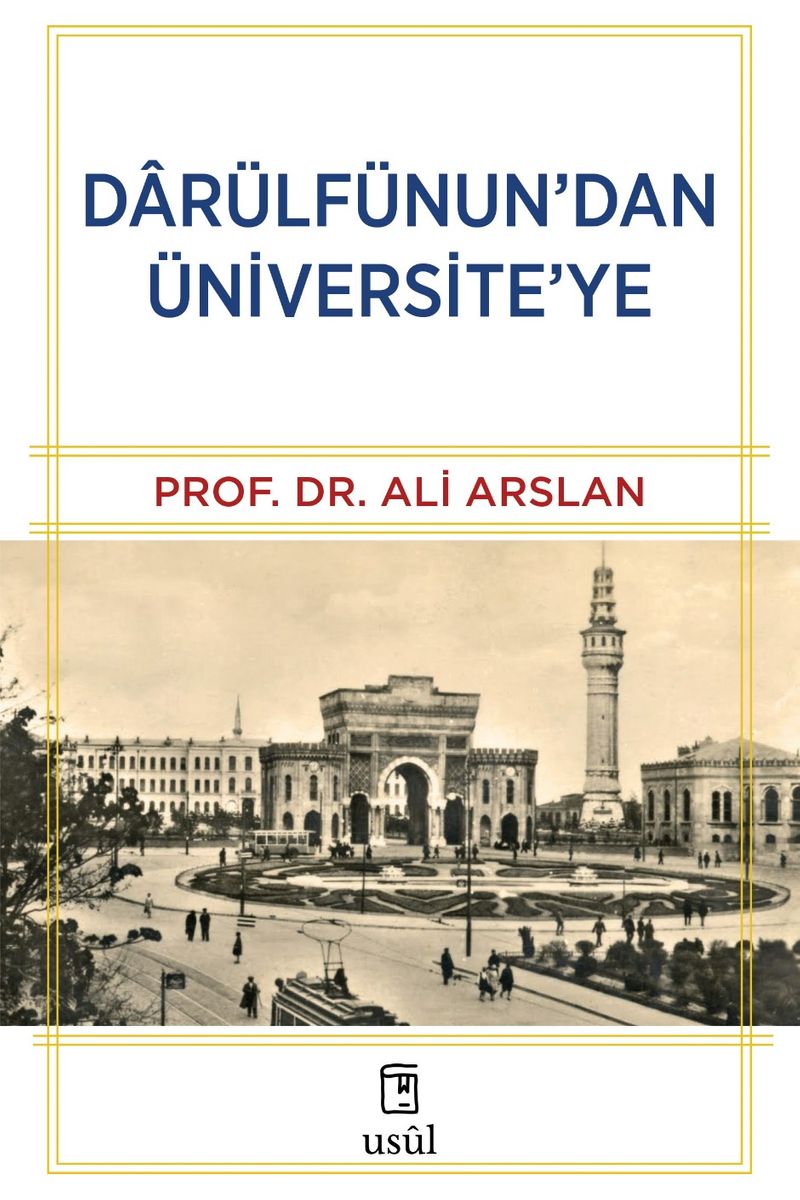 Darülfünun'dan Üniversite'ye kitap kapağı