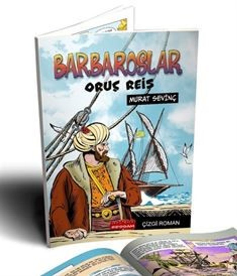 Barbaroslar Oruç Reis (Çizgi Roman) kitap kapağı