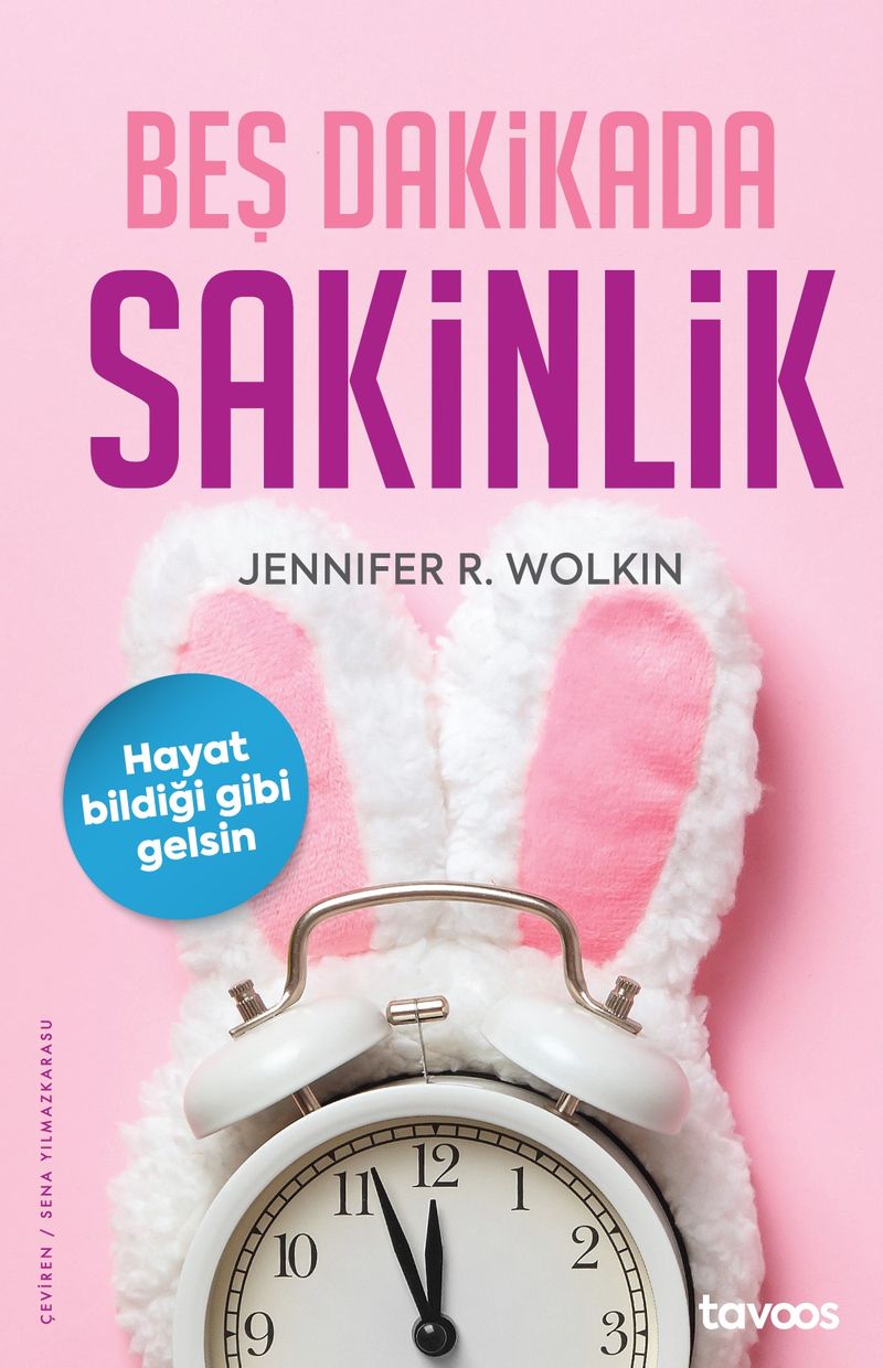 Beş Dakikada Sakinlik kitap kapağı