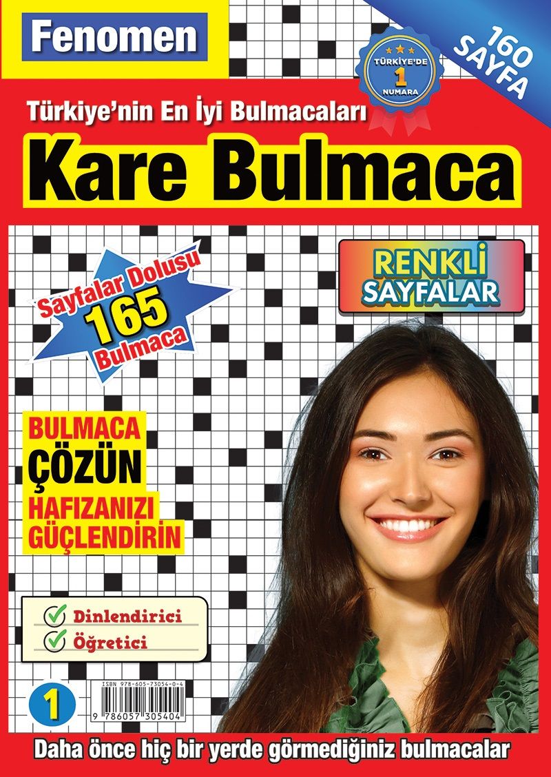 Fenomen Kare Bulmaca 1 kitap kapağı