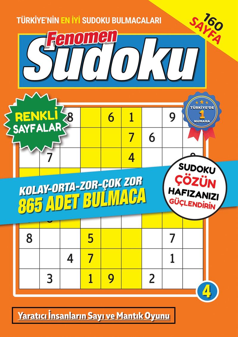 Fenomen Sudoku 4 kitap kapağı