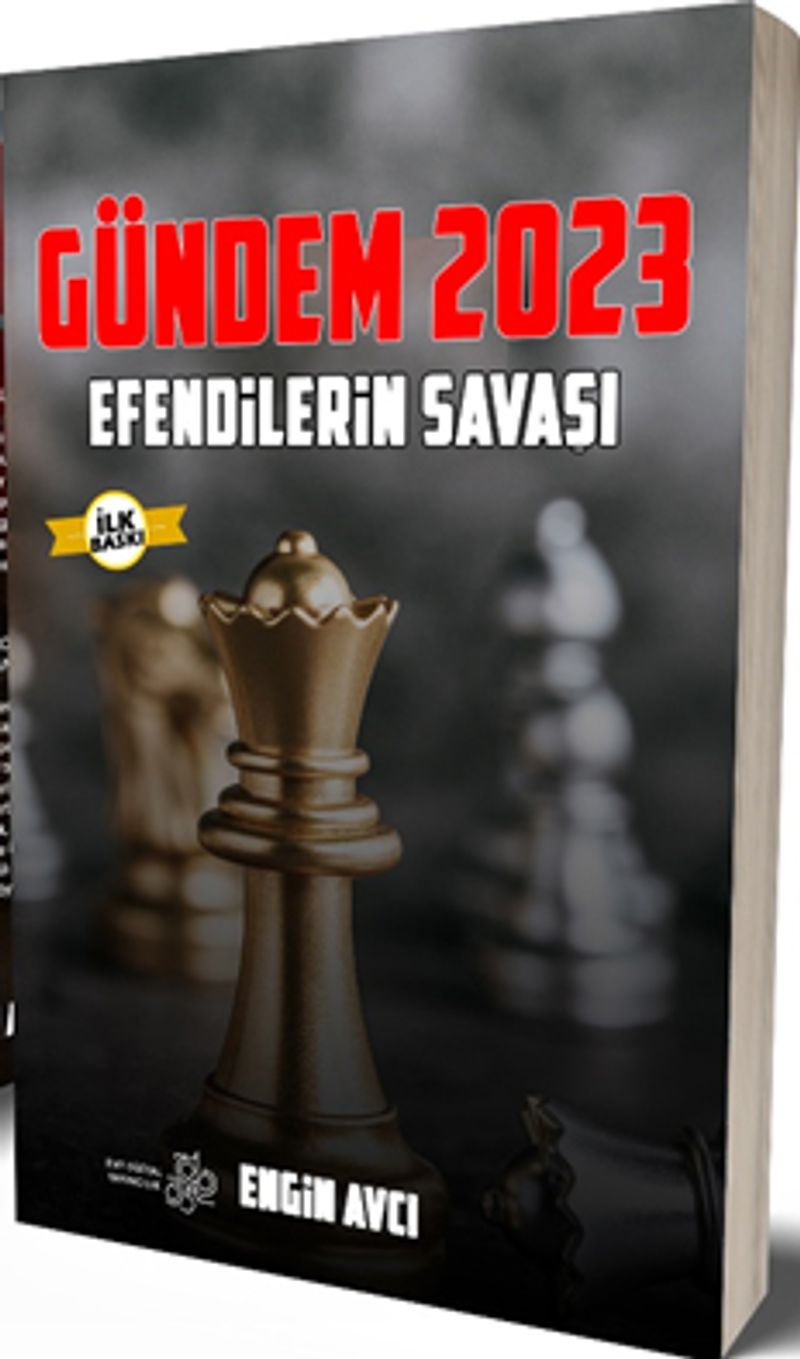 Gündem 2023 Efendilerin Savaşı kitap kapağı