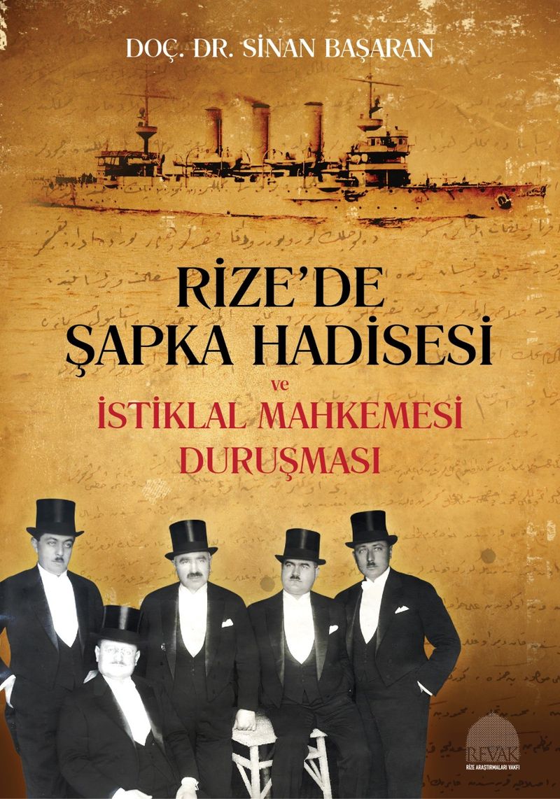 Rize'de Şapka Hadisesi Ve İstiklal Mahkemesi Duruşması kitap kapağı