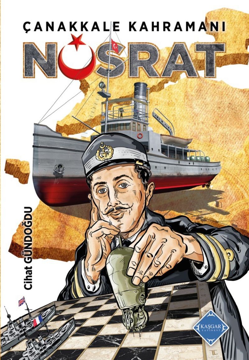 Çanakkale Kahramanı Nusrat kitap kapağı