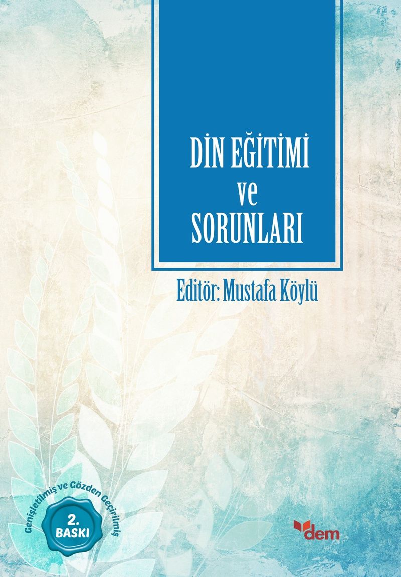 Din Eğitimi ve Sorunları kitap kapağı