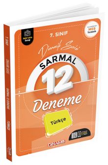 7. Sınıf Türkçe Sarmal 12 Deneme kitap kapağı