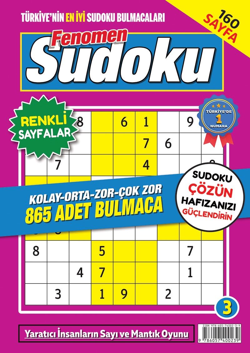 Fenomen Sudoku 3 kitap kapağı