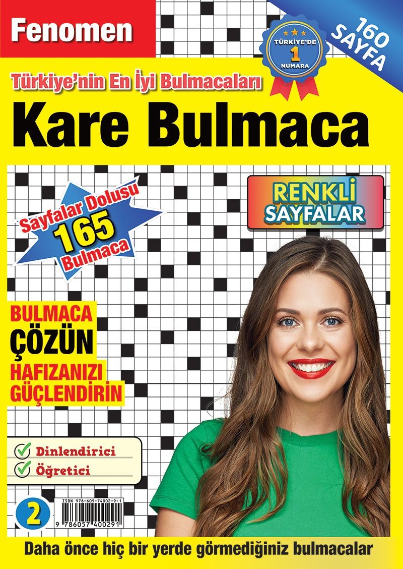 Fenomen Kare Bulmaca 2 kitap kapağı