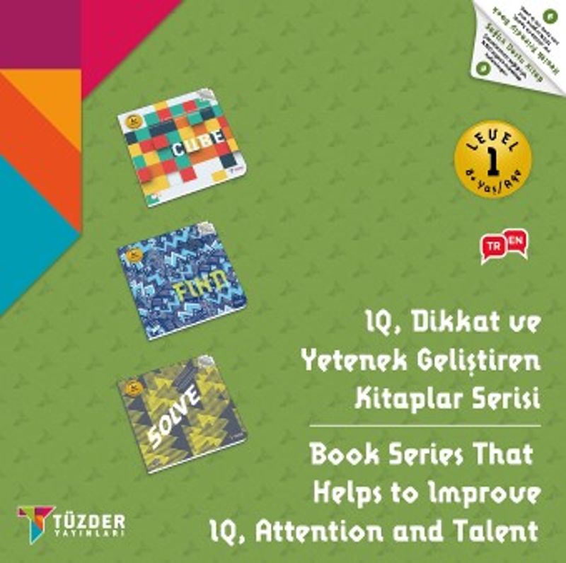 8+ Yaş Seti Level 1 kitap kapağı