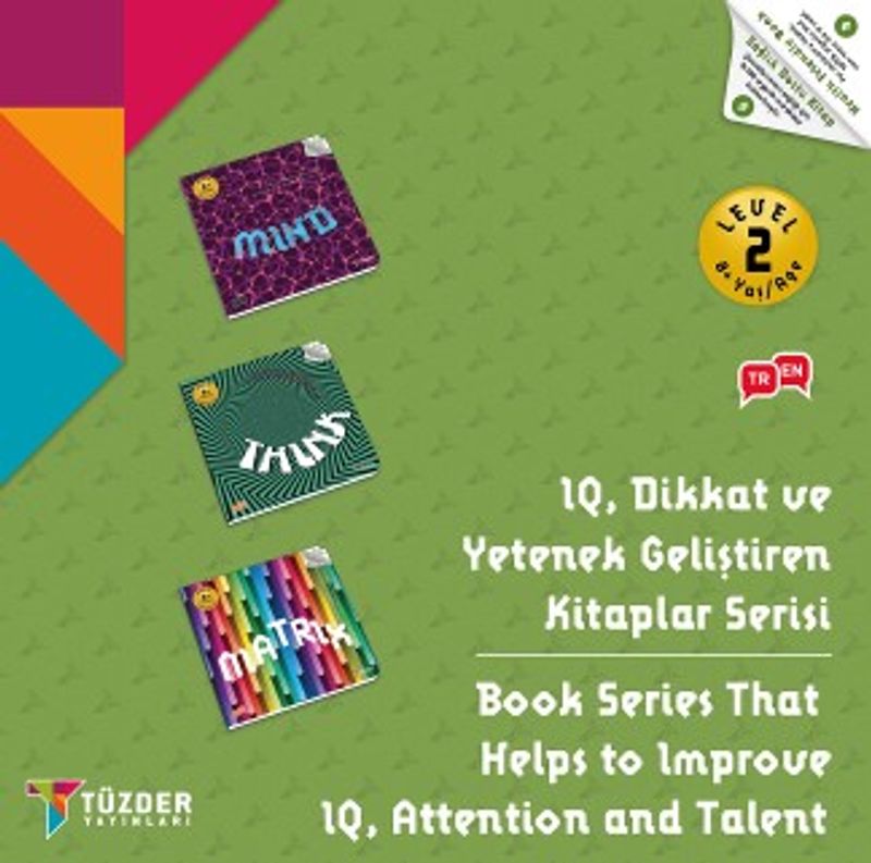 8+ Yaş Seti Level 2 kitap kapağı