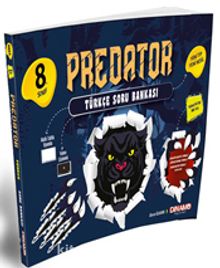 2022 8. Sınıf Predator Türkçe Soru Bankası kitap kapağı