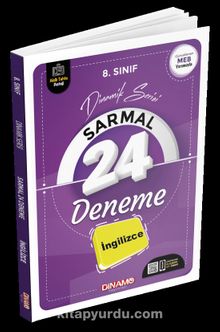 8. Sınıf İngilizce Sarmal 24 Deneme kitap kapağı