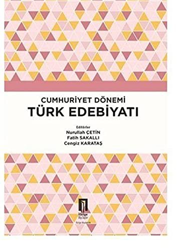 Cumhuriyet Dönemi Türk Edebiyatı kitap kapağı