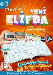 Tecvidli Yeni ElifBa: Artırılmış Gerçeklik Uygulamasıyla kitap kapağı