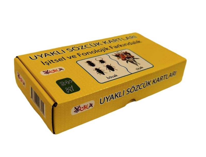 Uyakli Sözcük Kartları / İşitsel ve Fonolojik Farkındalık kitap kapağı