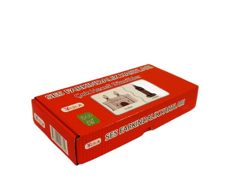 Ses Farkındalık Kartları / Çok Heceli Sözcükler kitap kapağı