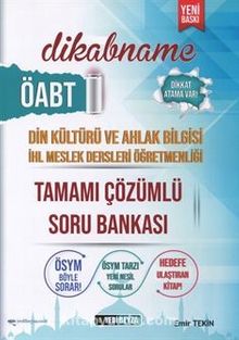 ÖABT Din Kültürü Öğretmenliği Dikabname Soru Bankası Çözümlü kitap kapağı