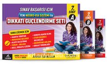 Dikkati Güçlendirme Seti 7. Sınıf Yeni Neuro Via Sistemi İle (3 Kitap Takım) kitap kapağı