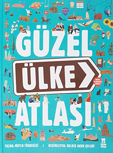 Güzel Ülke Atlası (Harita ve Çıkartma Hediyeli) kitap kapağı