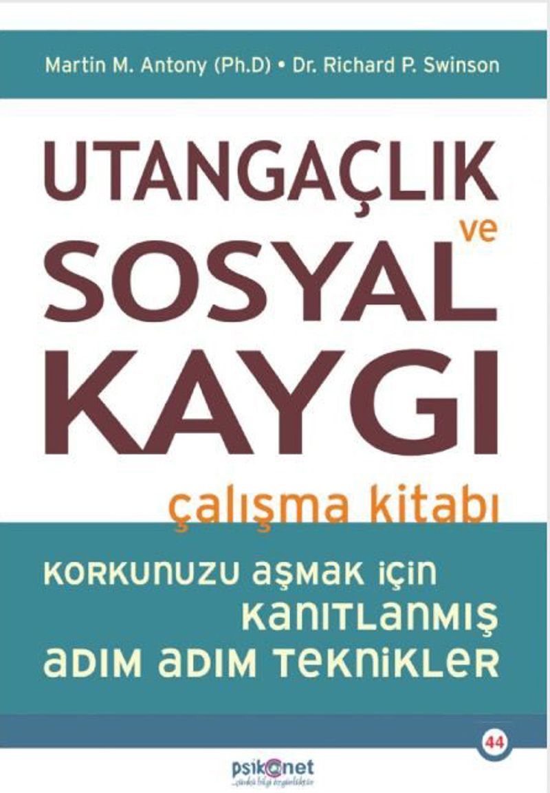 Utangaçlık ve Sosyal Kaygı Çalışma Kitabı kitap kapağı