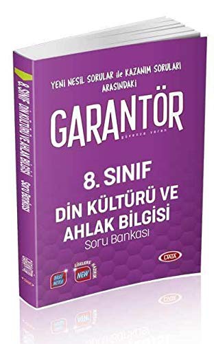 8. Sınıf Garantör Din Kültürü ve Ahlak Bilgisi Soru Bankası kitap kapağı