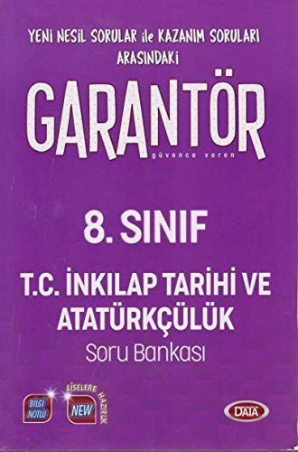 8. Sınıf Garantör T. C. İnkılap Tarihi ve Atatürkçülük Soru Bankası kitap kapağı