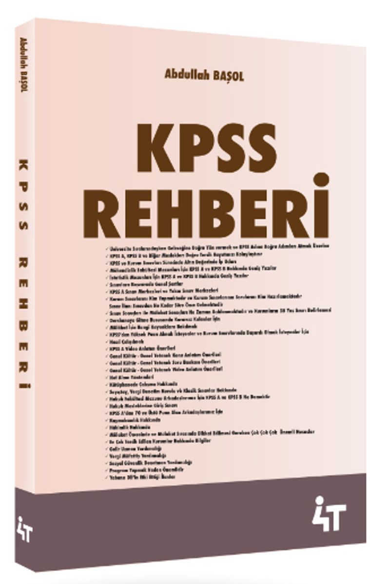 KPSS Rehberi kitap kapağı