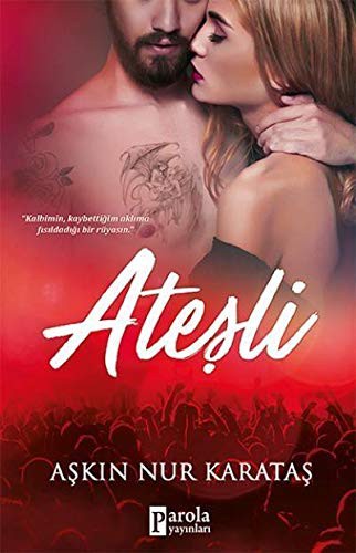 Ateşli kitap kapağı
