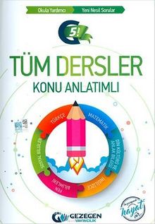 5.Sınıf Tüm Dersler Konu Anlatımlı kitap kapağı