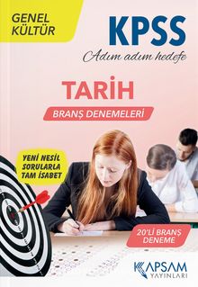 2022 KPSS Genel Kültür Tarih Branş Denemeleri 20 Deneme kitap kapağı