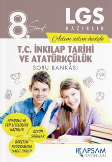 2022 LGS T. C. İnkılap Tarihi ve Atatürkçülük Soru Bankası kitap kapağı
