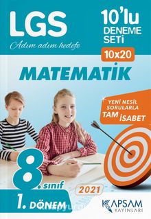 LGS Matematik10’lu Deneme Seti kitap kapağı